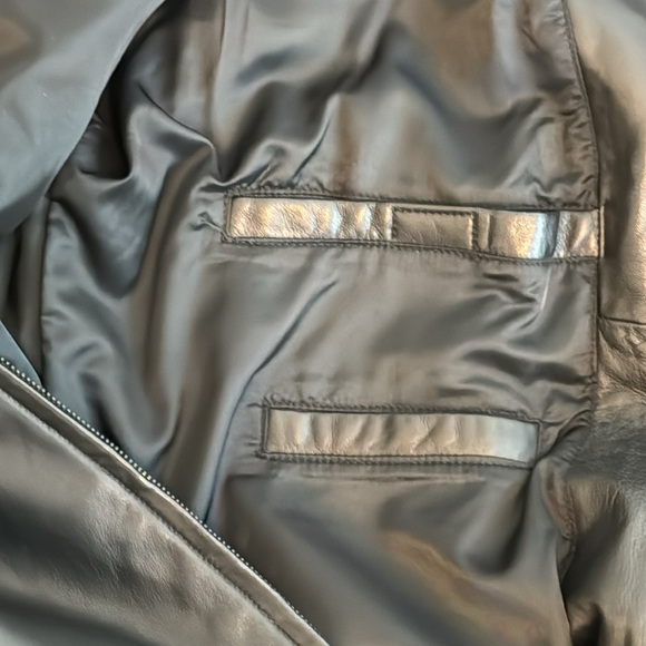 BRANDINI LEATHER MENS RACER JACKET - Picture 11 of 13